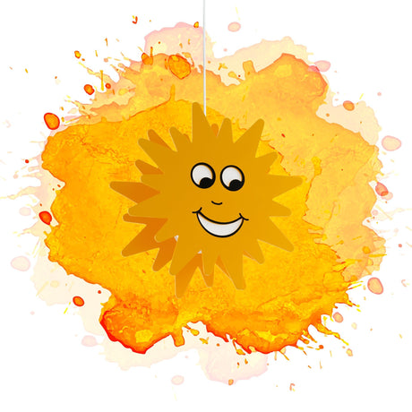 Lámpara Colgante Tropical Dorado Ajustable 1 Luz 38x38x110cm 0.82kg - Iluminacion | Bylmo