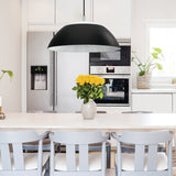 Lámpara Colgante Moderno 44x183 NegroACERO. - Iluminacion | Bylmo