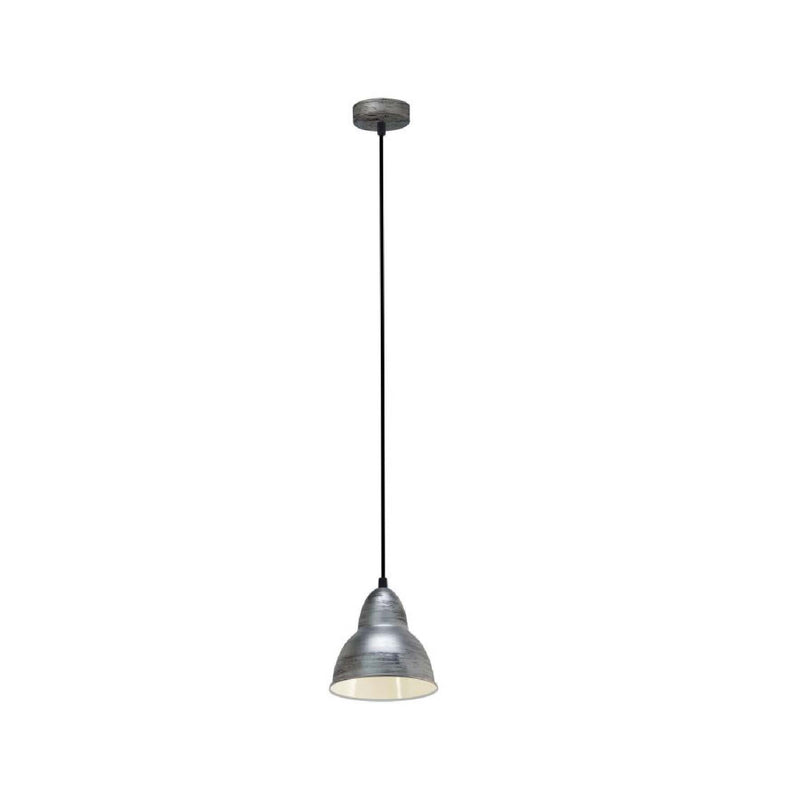 Lámpara Colgante Industrial Gris 110cm Ajustable