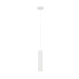 Lámpara Colgante Minimalista Blanco 1 Foco Ajustable LED 9x9x150 cm - Iluminacion | Bylmo