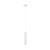 Lámpara Colgante Minimalista Blanco 1 Foco Ajustable LED 9x9x150 cm - Iluminacion | Bylmo