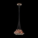Lámpara Colgante Industrial Cafe 38x38x110 cm Ajustable. - Iluminacion | Bylmo