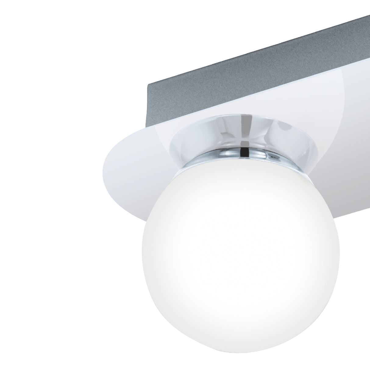 Lámpara Moderno Gris Acero 10x30x11cm LED - Iluminacion | Bylmo