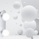 Lámpara Moderno Gris Acero 10x30x11cm LED - Iluminacion | Bylmo