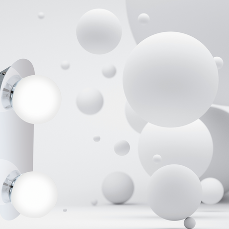 Lámpara Moderno Gris Acero 10x30x11cm LED - Iluminacion | Bylmo