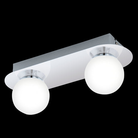 Lámpara Moderno Gris Acero 10x30x11cm LED - Iluminacion | Bylmo