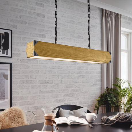 Lámpara Colgante Rústico de Madera con Diseño Único y Exclusivo - Iluminacion | Bylmo