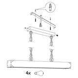 Lámpara Colgante Rústico de Madera con Diseño Único y Exclusivo - Iluminacion | Bylmo
