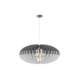 Lámpara Colgante Rústico Gris 1 Foco LED Ajustable 70x200cm - Iluminacion | Bylmo