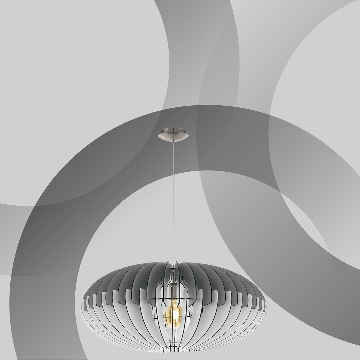 Lámpara Colgante Rústico Gris 1 Foco LED Ajustable 70x200cm - Iluminacion | Bylmo