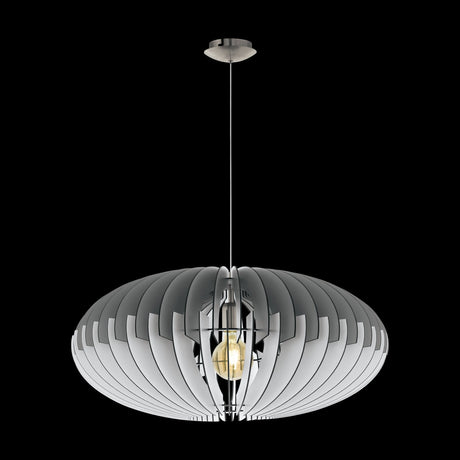 Lámpara Colgante Rústico Gris 1 Foco LED Ajustable 70x200cm - Iluminacion | Bylmo