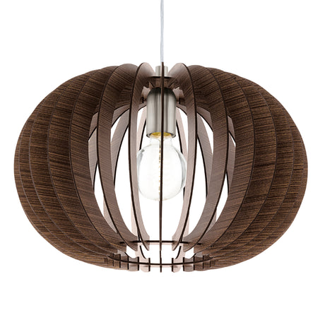 Lámpara Colgante Rústico Madera 40x40x130cm Ambiente - Iluminacion | Bylmo