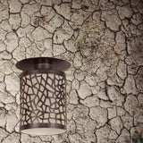 Lámpara Empotrable Rústico 1 Luz 10x5 Café Acero 12cm 450Lm IP20 - Iluminacion | Bylmo