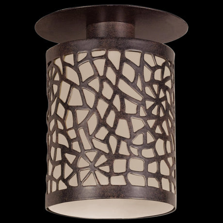 Lámpara Empotrable Rústico 1 Luz 10x5 Café Acero 12cm 450Lm IP20 - Iluminacion | Bylmo