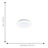 Lámpara Empotrable Contemporáneo Blanco 12x3x4cm LED 510lm IP20 - Iluminacion | Bylmo