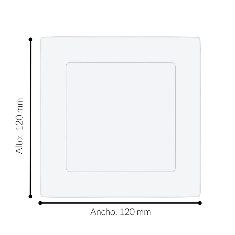 Lámpara Empotrable Contemporáneo 12x3 Blanco Led 800 Lúmenes