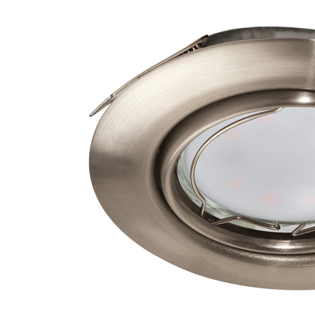 Lámpara Empotrable Contemporáneo Gris 11x11x7cm ACERO 1 Luz 450Lm GU10 IP20 LED - Iluminacion | Bylmo