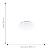 Lámpara Empotrable Contemporáneo Blanco 22x4x5cm LED 1600 Lúmenes - Iluminacion | Bylmo