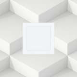 Lámpara Empotrable Contemporáneo 22x3x22 Blanco LED 1600 Lúmenes - Iluminacion | Bylmo