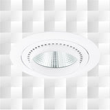 Lámpara Empotrable Contemporáneo 1 Luz Blanco 17x8x15cm ALUMINIO - Iluminacion | Bylmo