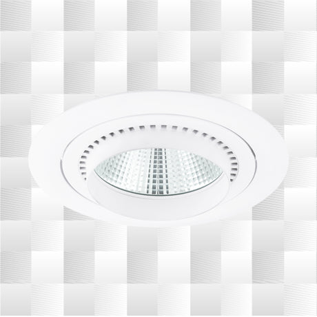 Lámpara Empotrable Contemporáneo 1 Luz Blanco 17x8x15cm ALUMINIO - Iluminacion | Bylmo