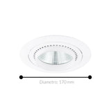 Lámpara Empotrable Contemporáneo 1 Luz Blanco 17x8x15cm ALUMINIO - Iluminacion | Bylmo