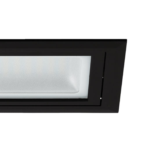 Lámpara Empotrable Contemporáneo Led 14x19x22cm Negro 2600lm 160 Ip20