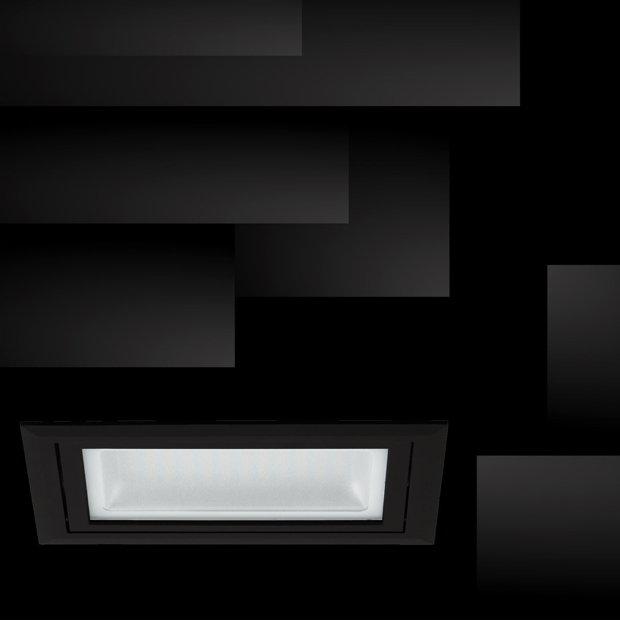 Lámpara Empotrable Contemporáneo LED 14x19x22cm Negro 2600lm 160 IP20 - Iluminacion | Bylmo