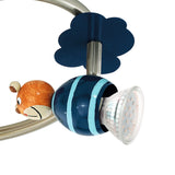 Spot de Iluminación Contemporáneo Verde 3 Luces LED 29x29x25cm - Iluminacion | Bylmo