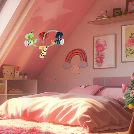 Spot de Iluminación Contemporáneo Verde 3 Luces LED 29x29x25cm - Iluminacion | Bylmo