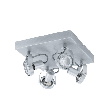 Spot de Iluminación Industrial 27x27x27 cm Gris Ajustable - Iluminacion | Bylmo