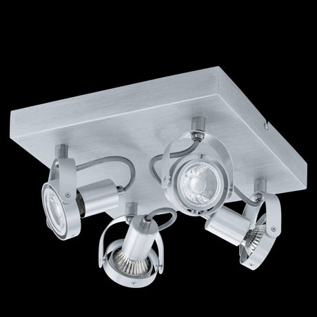 Spot de Iluminación Industrial 27x27x27 cm Gris Ajustable - Iluminacion | Bylmo