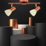 Spot de Iluminación Moderno 10x10 Cobre Ajustable - Iluminacion | Bylmo