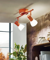 Spot de Iluminación Moderno 10x10 Cobre Ajustable - Iluminacion | Bylmo