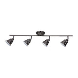 Spot de Iluminación Industrial 9x83x19 Negro Acero Pared LED 35 4 Luces - Iluminacion | Bylmo