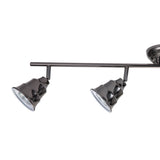 Spot de Iluminación Industrial 9x83x19 Negro Acero Pared LED 35 4 Luces - Iluminacion | Bylmo