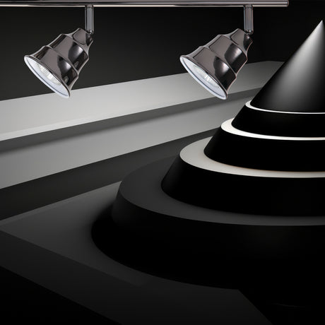 Spot de Iluminación Industrial 9x83x19 Negro Acero Pared LED 35 4 Luces - Iluminacion | Bylmo