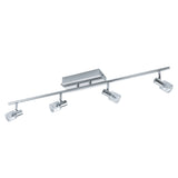 Spot de Iluminación Moderno Gris Acero de Pared 9x78cm 450 Lúmenes - Iluminacion | Bylmo