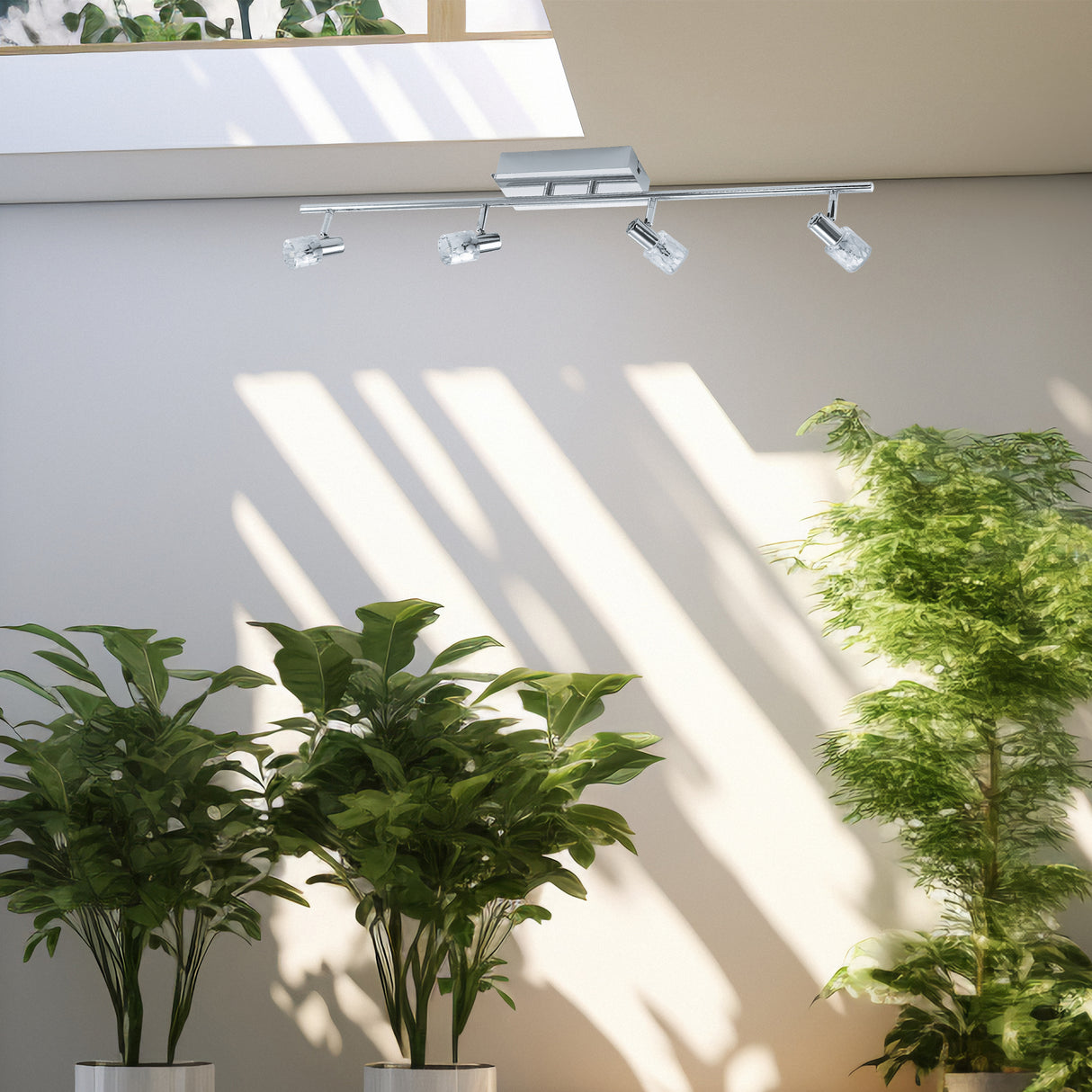 Spot de Iluminación Moderno Gris Acero de Pared 9x78cm 450 Lúmenes - Iluminacion | Bylmo