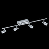 Spot de Iluminación Moderno Gris Acero de Pared 9x78cm 450 Lúmenes - Iluminacion | Bylmo