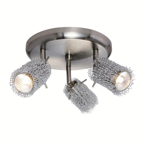 Spot de Iluminación Moderno 22x14x22cm Gris Ajustable - Iluminacion | Bylmo