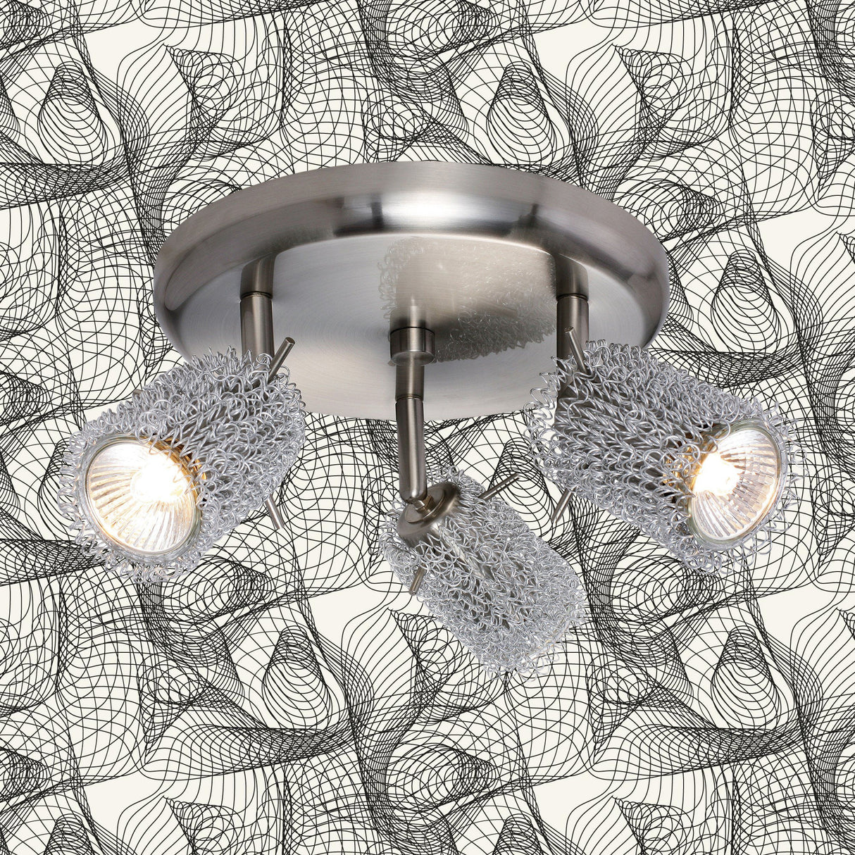 Spot de Iluminación Moderno 22x14x22cm Gris Ajustable - Iluminacion | Bylmo