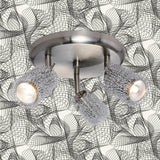 Spot de Iluminación Moderno 22x14x22cm Gris Ajustable - Iluminacion | Bylmo