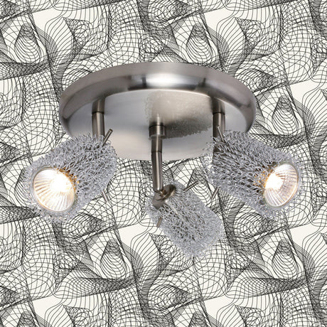 Spot de Iluminación Moderno 22x14x22cm Gris Ajustable - Iluminacion | Bylmo