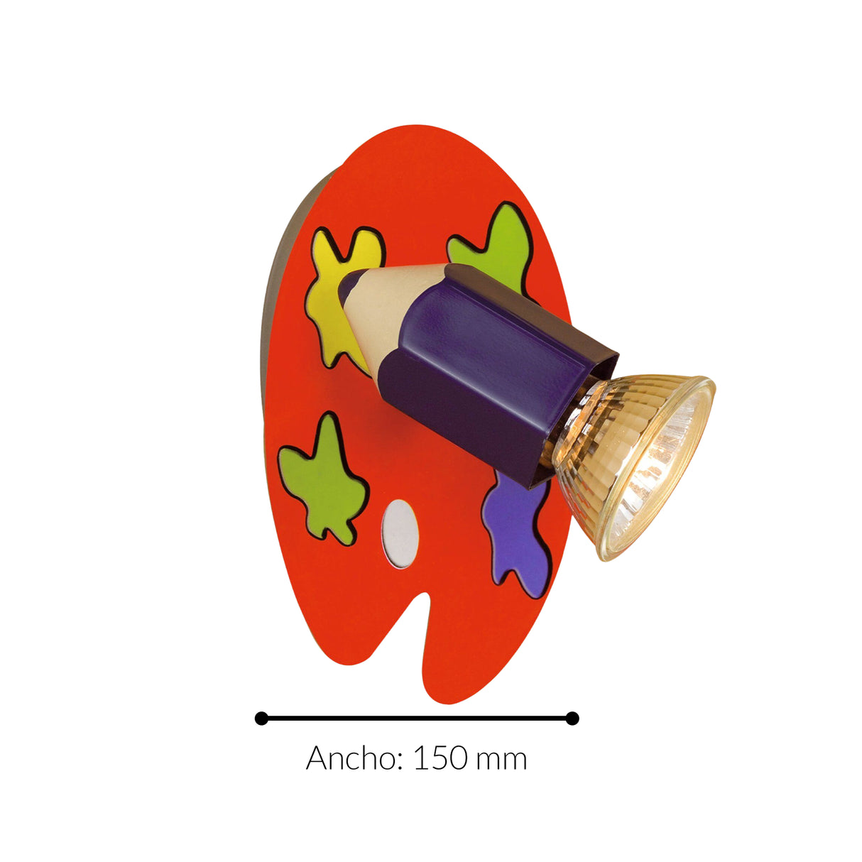 Spot de Iluminación Contemporáneo Rojo 1 Ajustable LED 450L 35 IP20 - Iluminacion | Bylmo