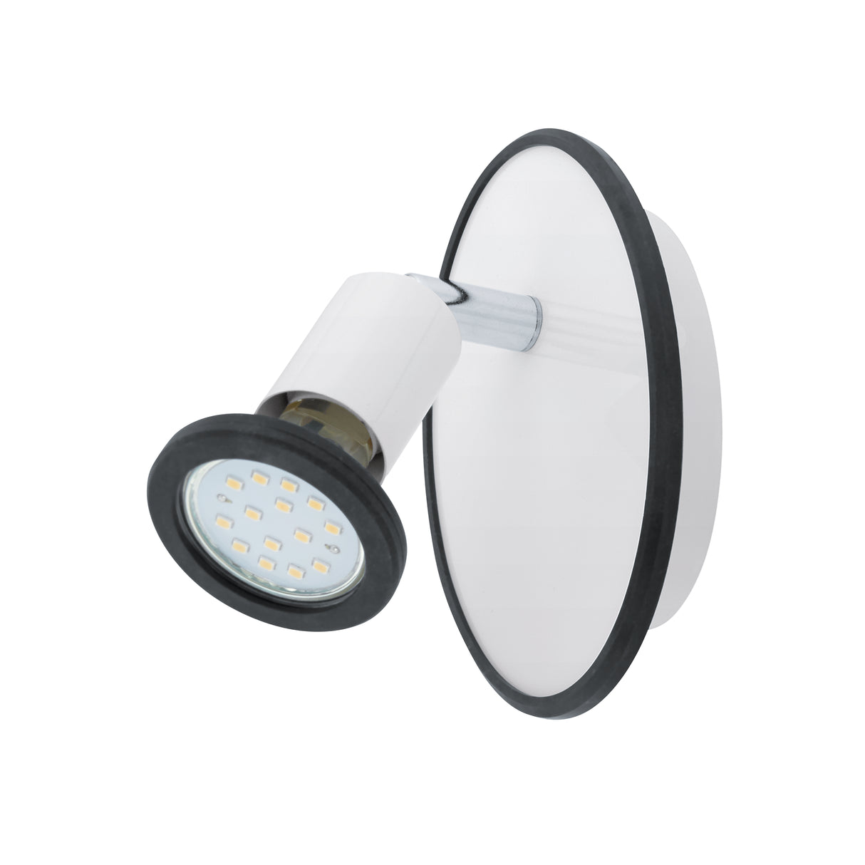 Spot de Iluminación Moderno 1 Luz 9x9 Blanco Acero LED 450L. - Iluminacion | Bylmo