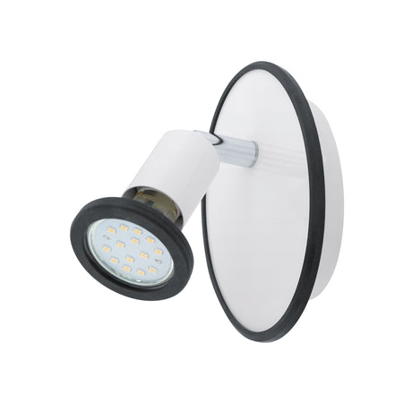 Spot de Iluminación Moderno 1 Luz 9x9 Blanco Acero LED 450L. - Iluminacion | Bylmo