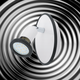 Spot de Iluminación Moderno 1 Luz 9x9 Blanco Acero LED 450L. - Iluminacion | Bylmo