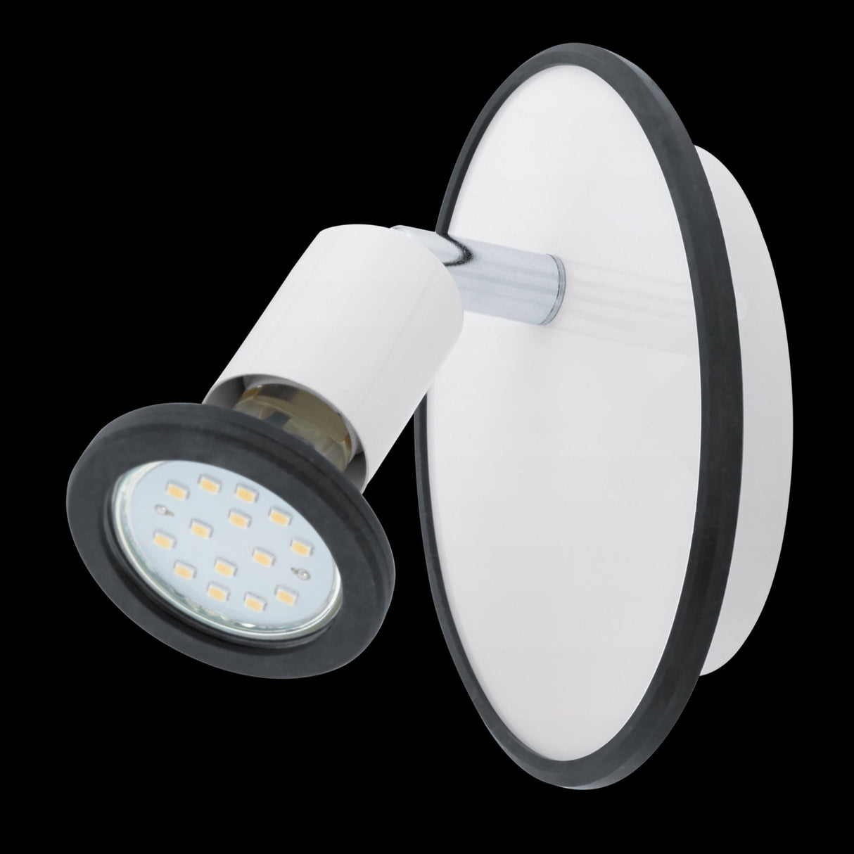 Spot de Iluminación Moderno 1 Luz 9x9 Blanco Acero LED 450L. - Iluminacion | Bylmo