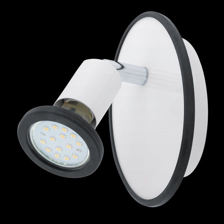 Spot de Iluminación Moderno 1 Luz 9x9 Blanco Acero LED 450L. - Iluminacion | Bylmo